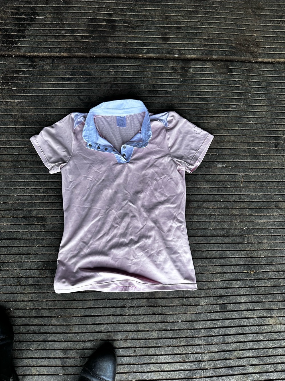 Free Ride Equestrian Pale Pink Top